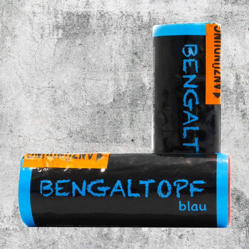 Bengaltopf blau