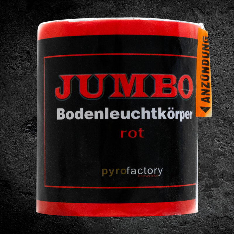 Jumbo Bodenleuchtkörper rot