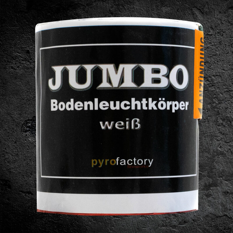 Jumbo Bodenleuchtkörper weiß