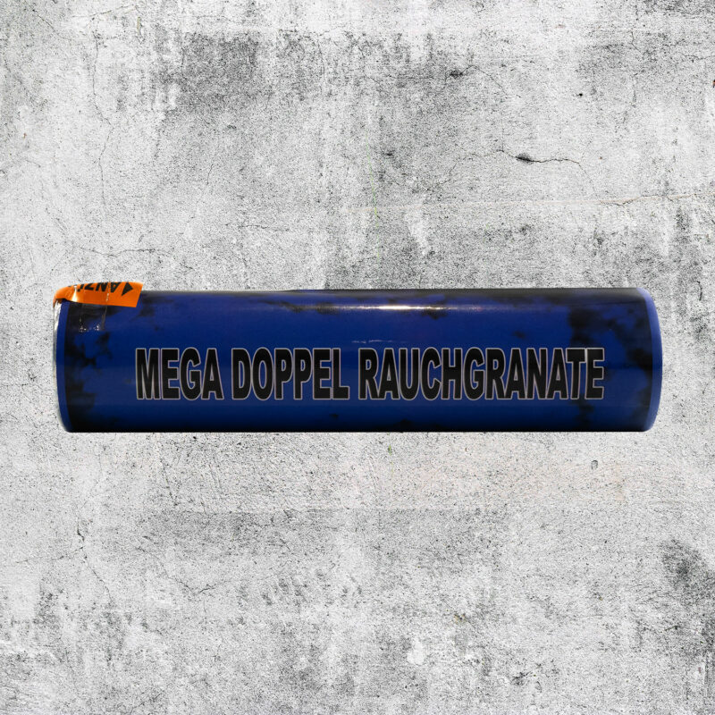 Mega Doppelrauch Granate blau