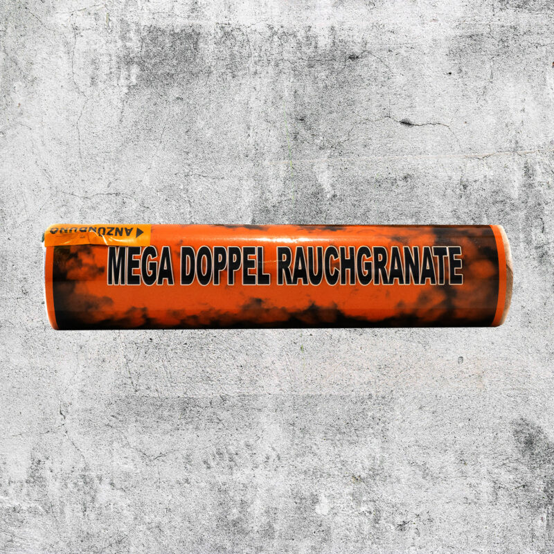 Mega Doppelrauch Granate orange