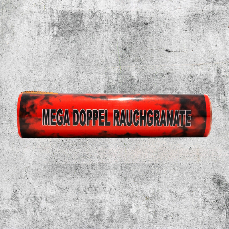 Mega Doppelrauch Granate rot