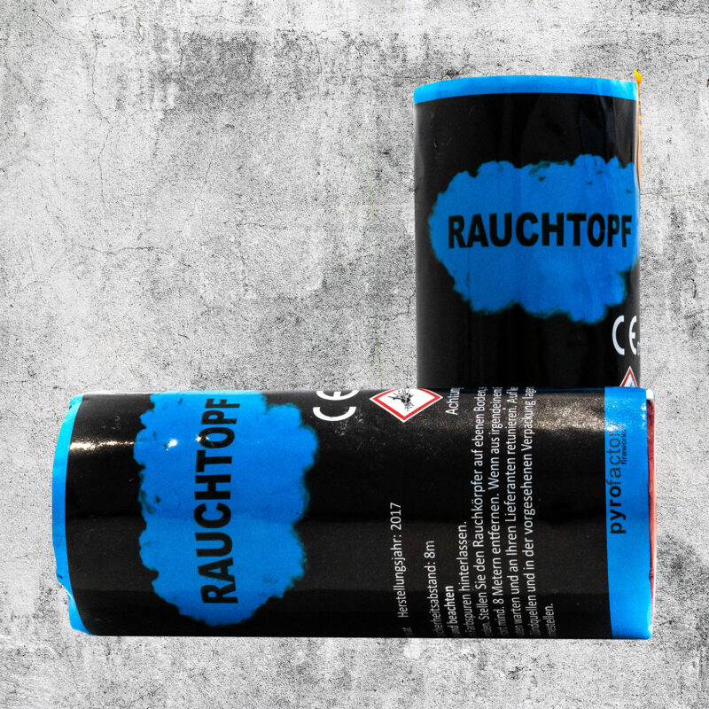 Rauchtopf blau