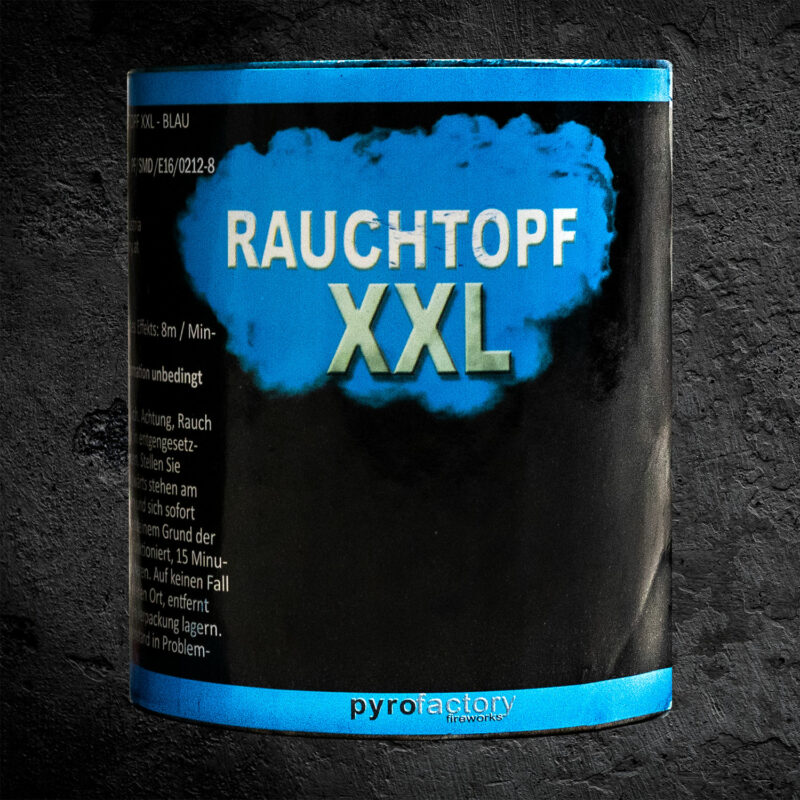 Rauchtopf XXL blau