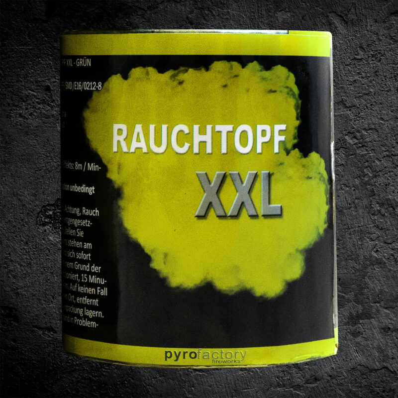 Rauchtopf XXL gelb