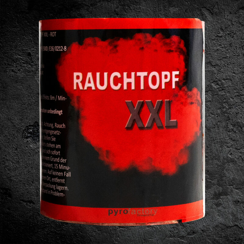 Rauchtopf XXL rot