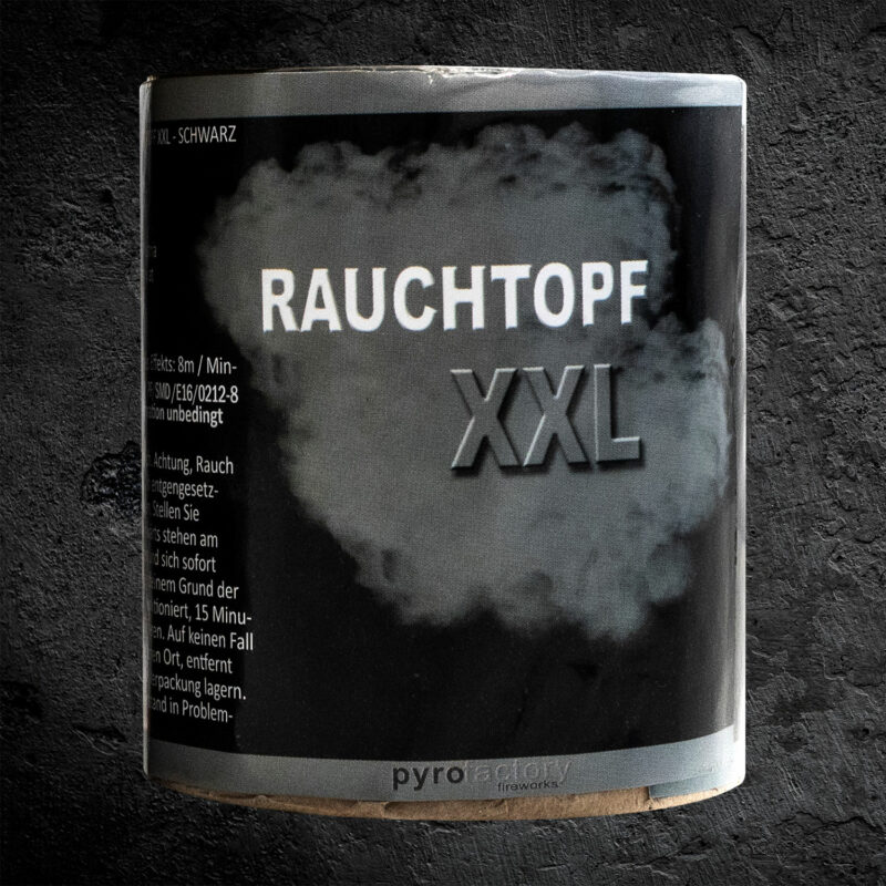 Rauchtopf XXL schwarz